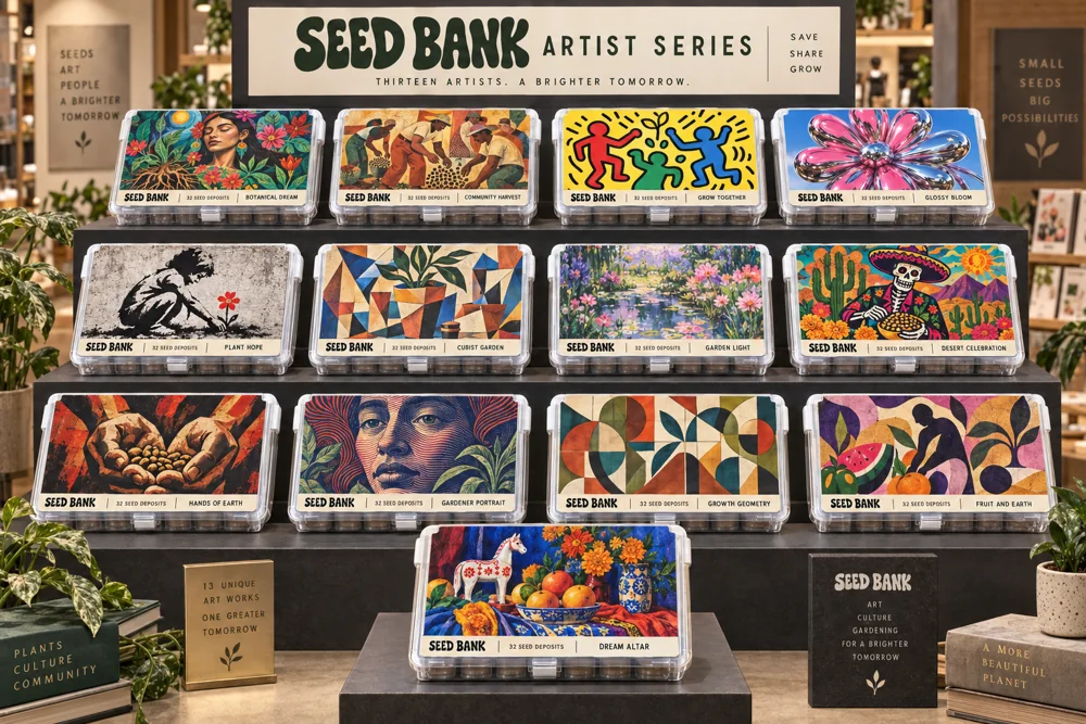 Artist Series · Art cases display